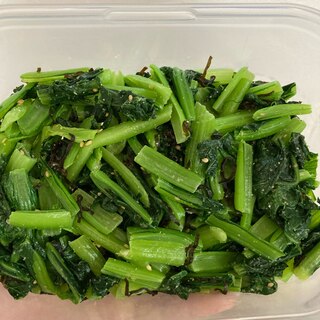 小松菜の塩昆布ナムル